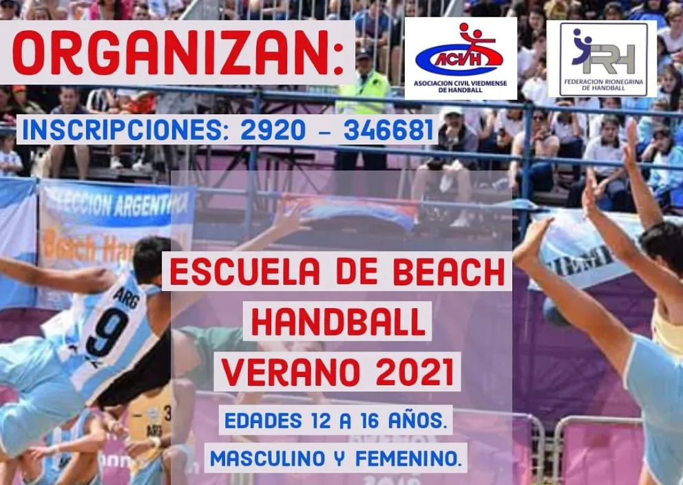 Beach Handball: comienza la escuela de verano