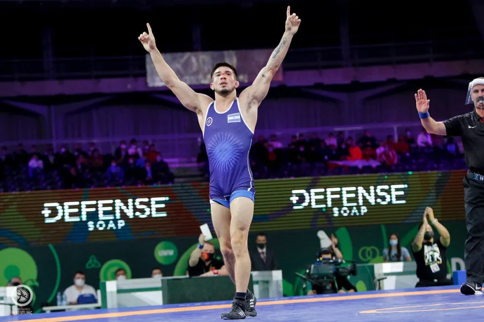 Agustín Destribats, bronce en la Copa del Mundo de Lucha