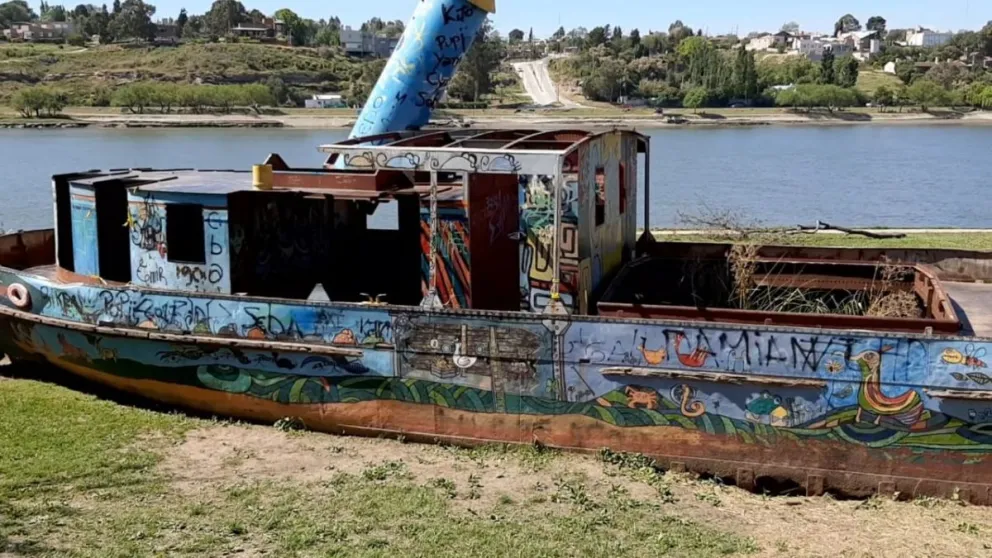 Restaurarán las pinturas del Barco Hundido