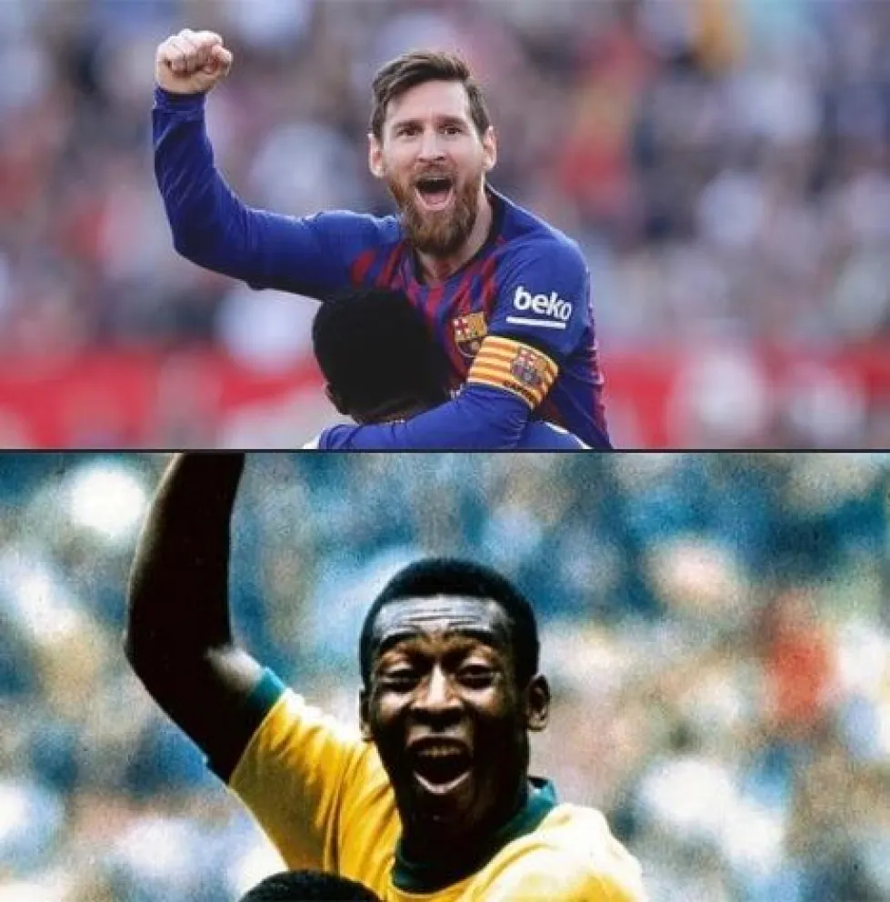 El mensaje de Pelé a Messi tras igualar su legendario récord goleador