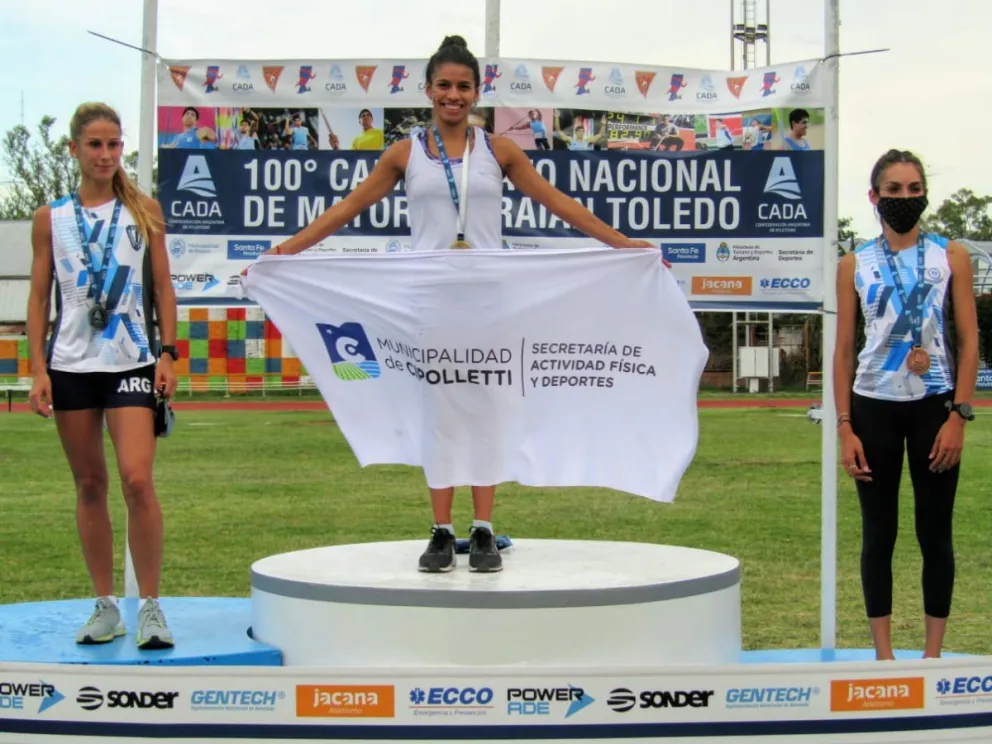 Martina Escudero, la mejor en 400 y 800