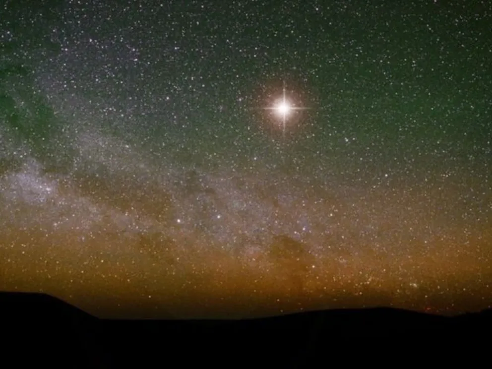 Súper lunes: la Estrella de Belén, luna enorme y solsticio