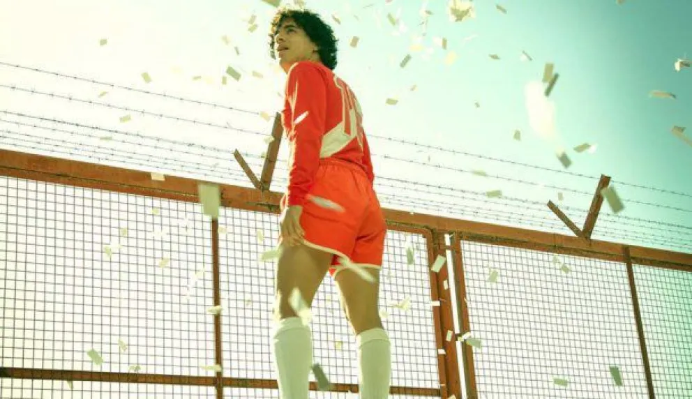Filtraron las primeras imágenes de la serie sobre Diego Maradona
