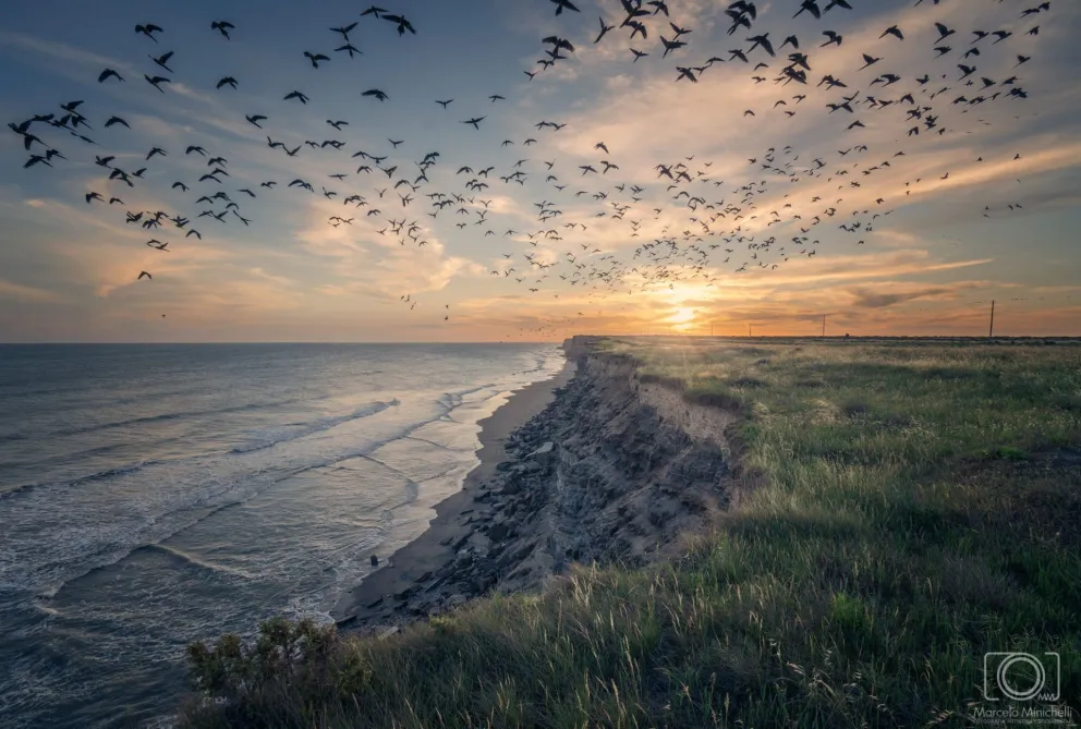 Una foto en El Cóndor quedó entre las 100 mejores de paisajes de mar de 2020