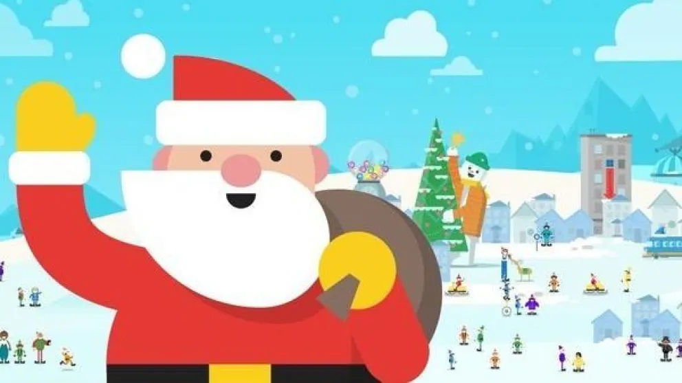 Seguí el recorrido de Papá Noel en vivo y disfrutá de juegos navideños