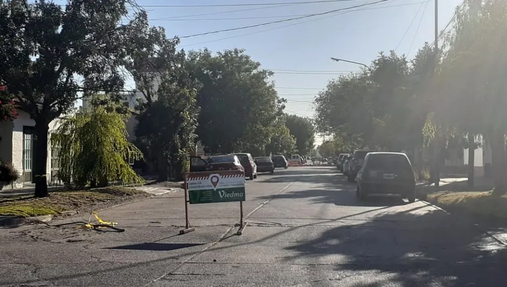 El tránsito está cortado en Alem y Urquiza