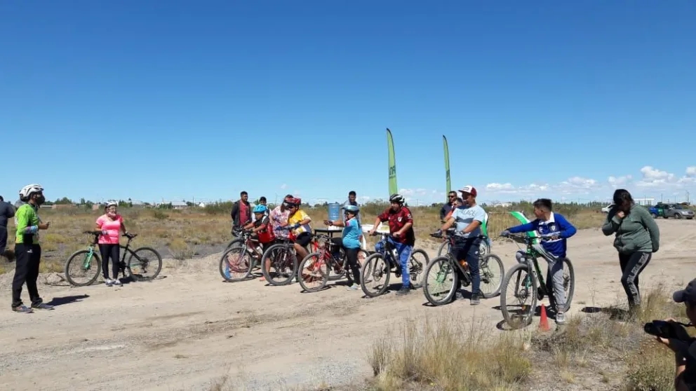 Primera capacitación presencial de ciclismo después del aislamiento