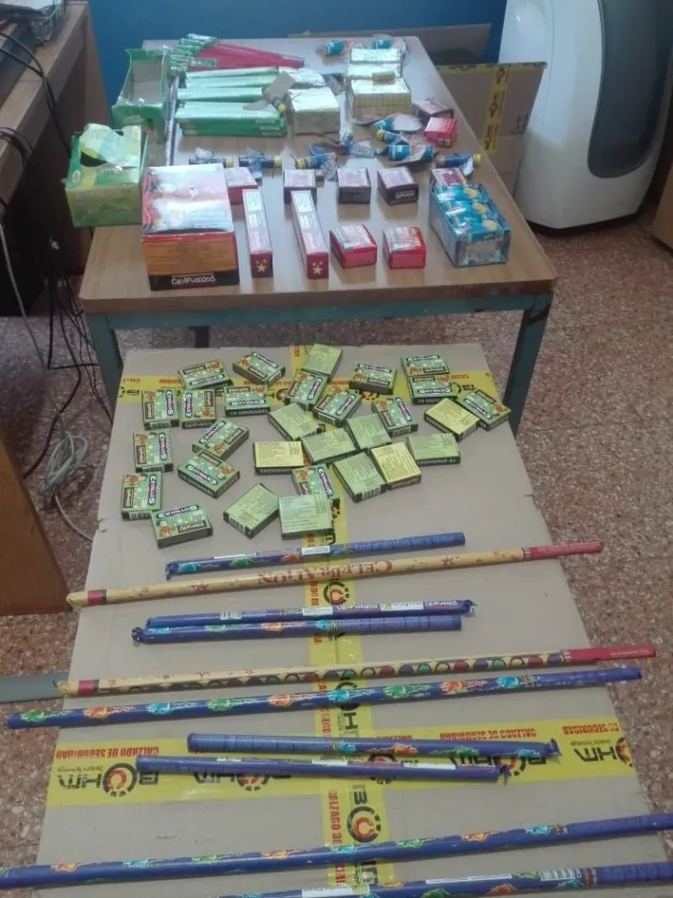 El municipio de Viedma secuestró pirotecnia de estruendo