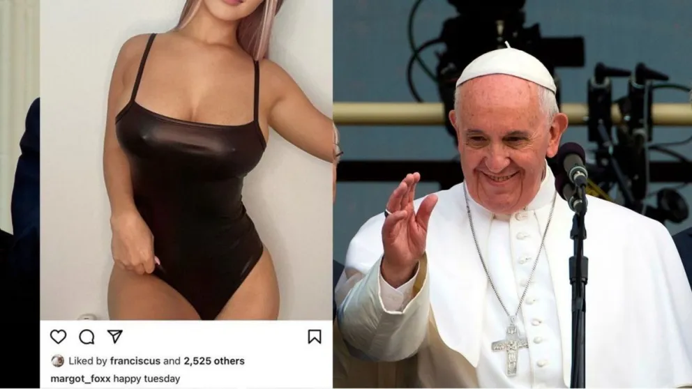 Papa Francisco y otro “like” polémico a una modelo en Instagram