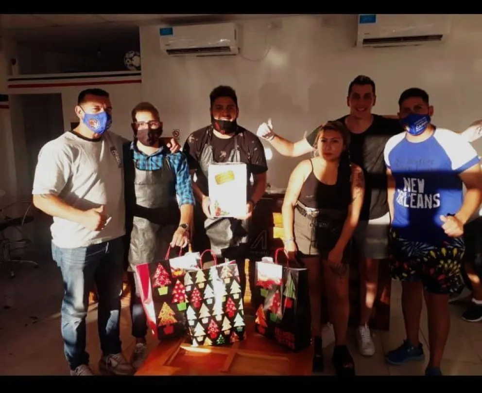 Entregaron cajas navideñas a los afiliados del Sindicato de la Carne