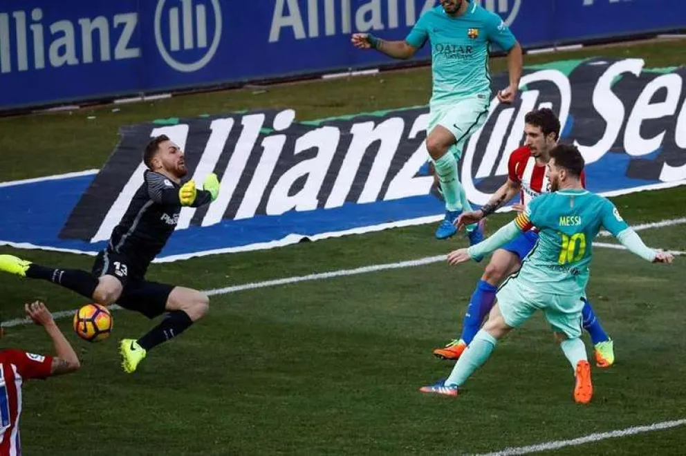 Messi: "Es una motivación extra marcarle a Oblak"