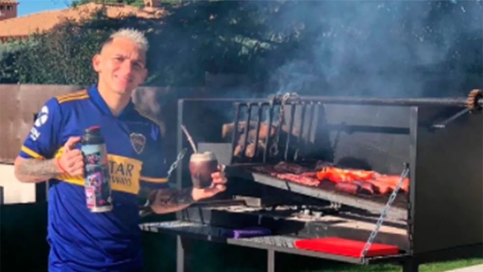 Un futbolista del Atlético Madrid y un guiño a Boca