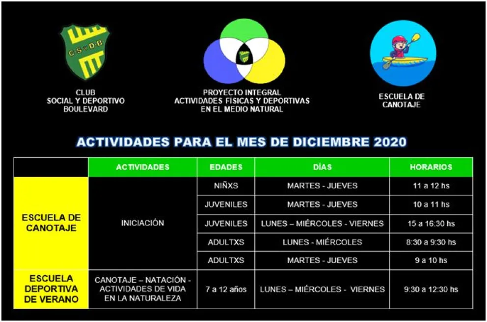 Aún te podés anotar para las diversas actividades de verano en Boulevard