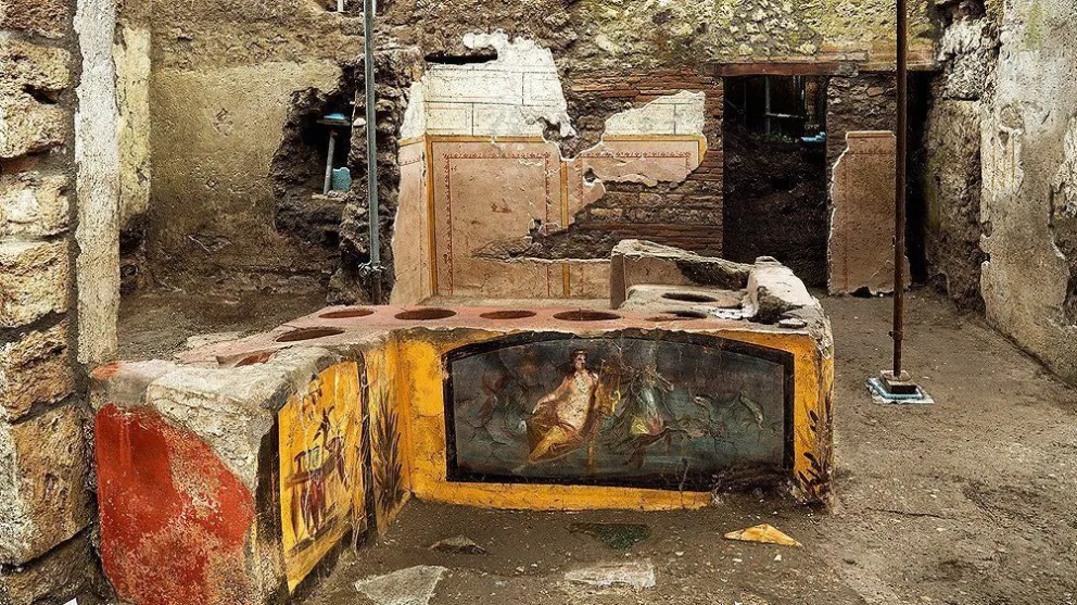 Arqueólogos descubren "fast food" romano en Pompeya