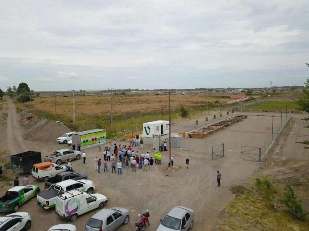 Viedma cuenta con un depósito para basura de gran tamaño