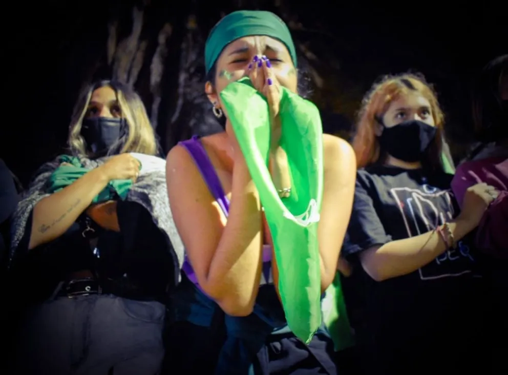 A puro emoción, se celebró la legalización del aborto en Viedma