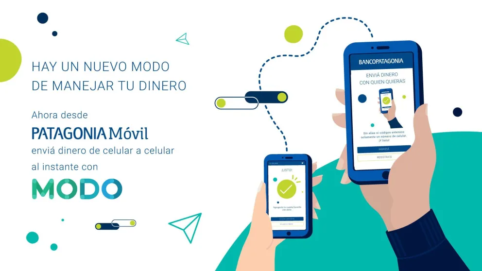 Banco Patagonia incorpora MODO a su app Patagonia Móvil