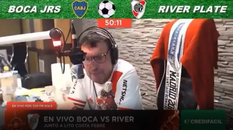 Costa Febre tuvo que pedir perdón por llamar "mono" a un jugador de Boca