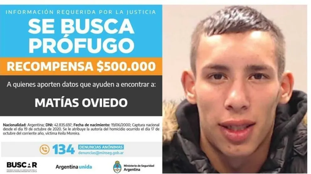 Ofrecen 500.000 pesos de recompensa por datos sobre femicida prófugo