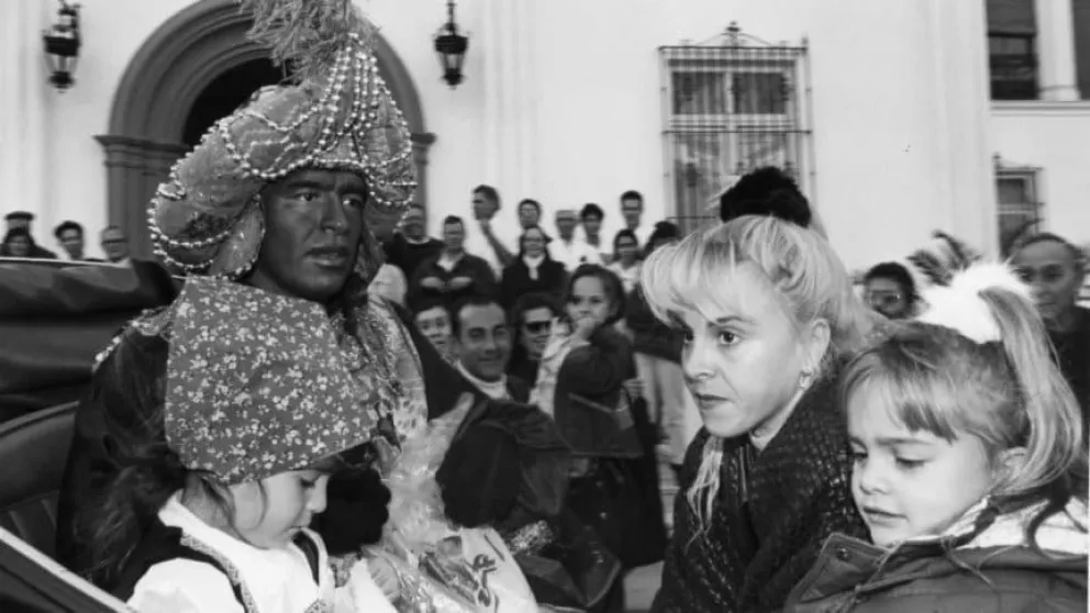 Reyes Magos: el día que Maradona quiso ser el negro Baltasar en repudio al racismo