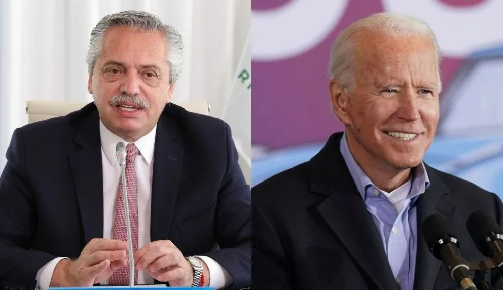 Alberto Fernández expresó su respaldo a Joe Biden