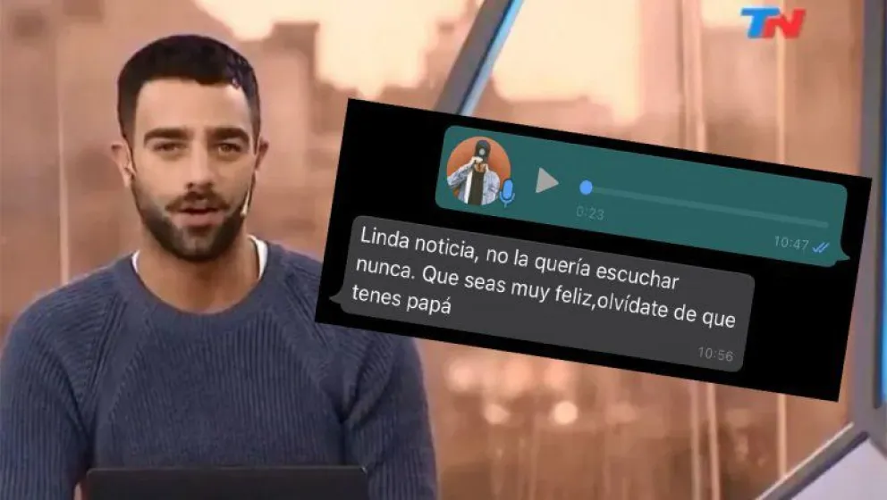 Periodista de TN le contó a su padre que es gay y recibió un hiriente mensaje
