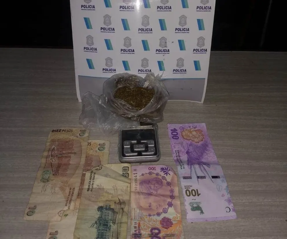 Detenidos en la costanera de Carmen de Patagones con marihuana y una balanza