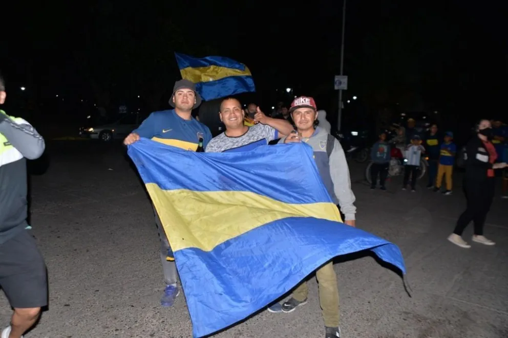 Así se celebró el título de Boca en Viedma