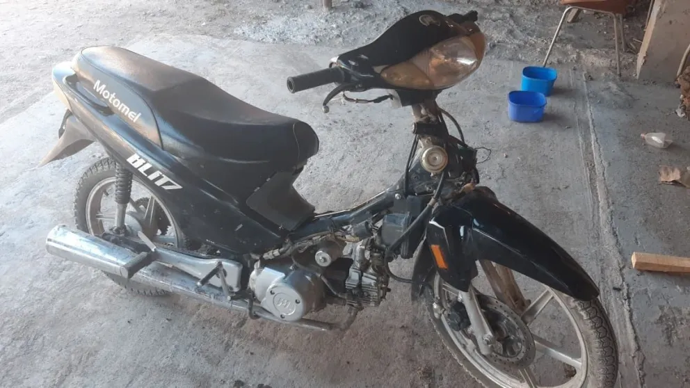 En recorrida de prevención, la Policía recuperó una moto robada