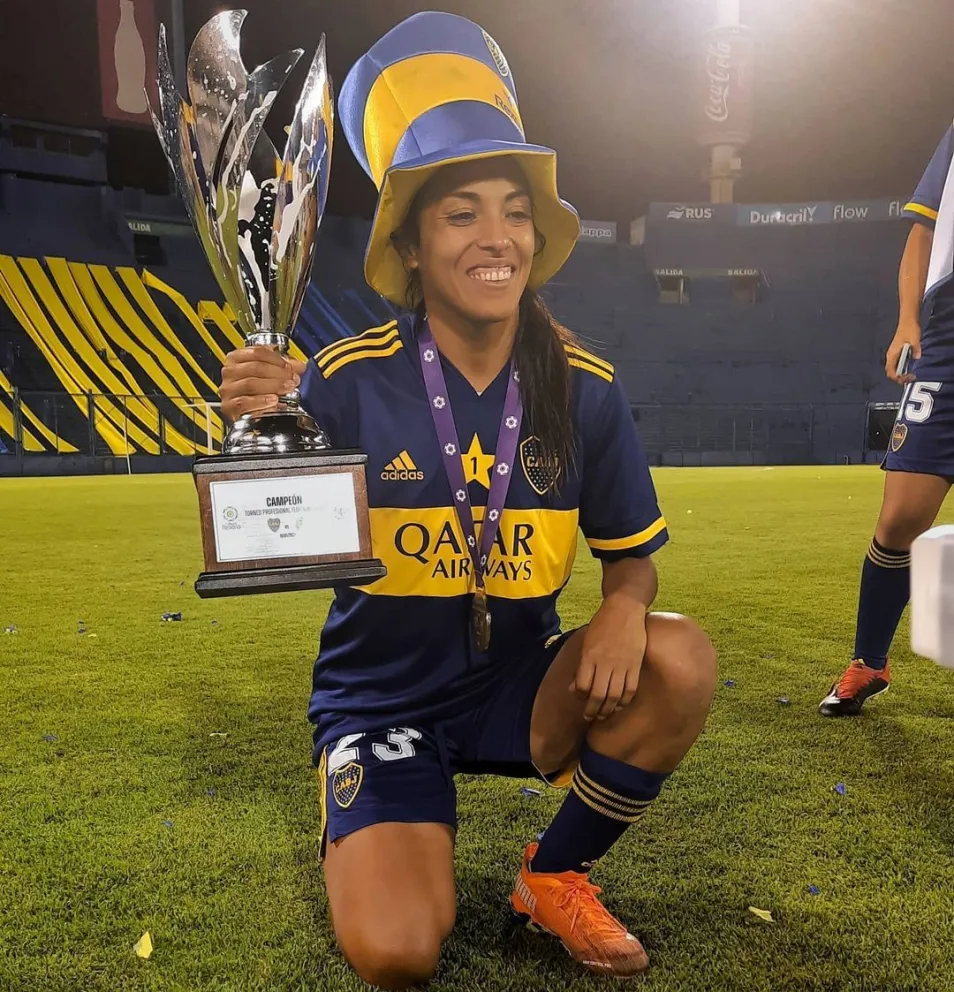 Histórico: Miriam Mayorga celebró con Boca el primero título profesional