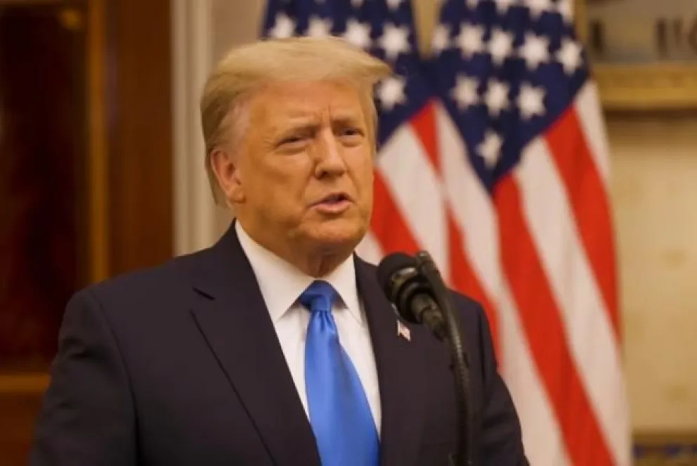 El mensaje de despedida del presidente saliente Donald Trump