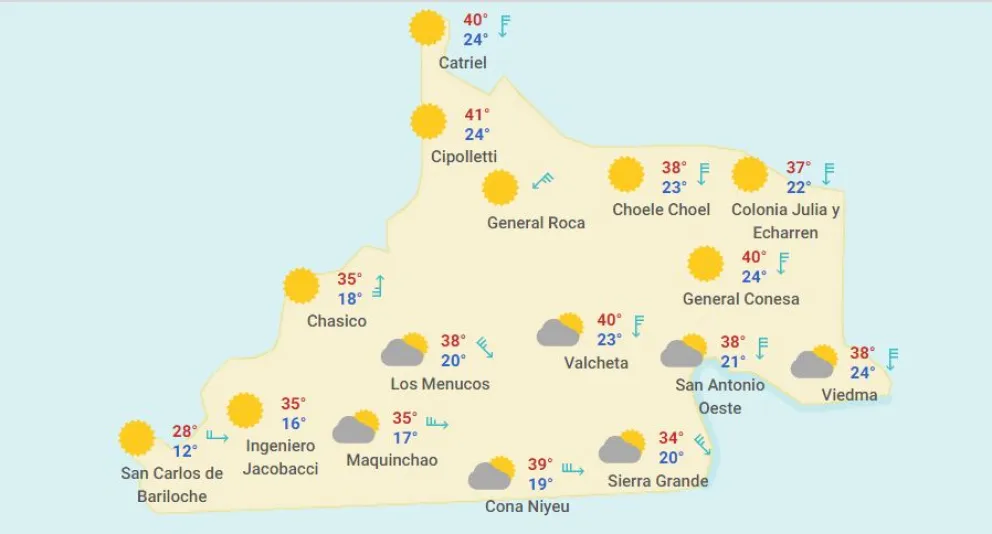 Pronóstico: la ola de calor será intensa este jueves en toda la región