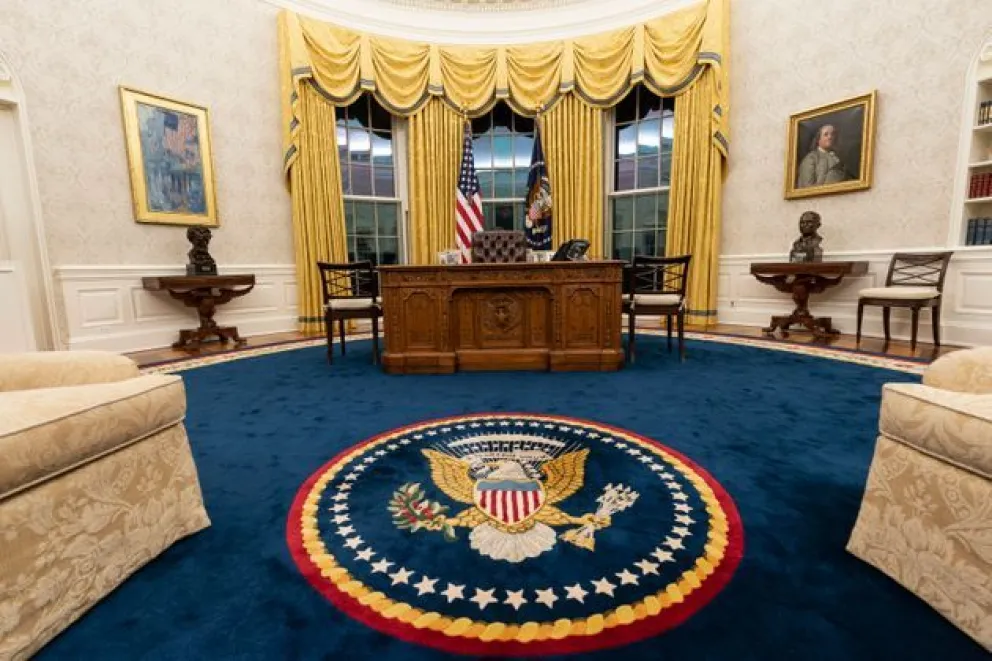 Sorpresa: mirá cómo decoró Biden el Despacho Oval en la Casa Blanca