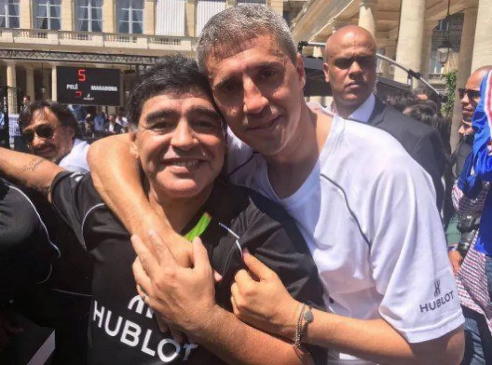 La conmovedora dedicatoria de Crespo a Maradona