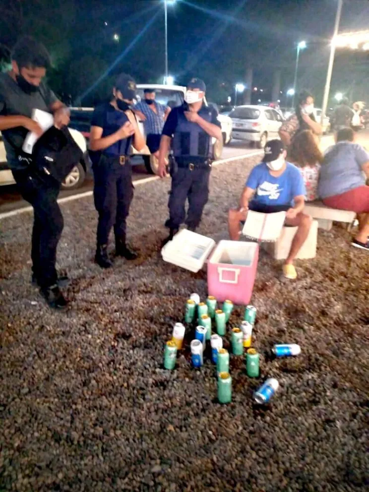 Decomiso por venta ilegal y ambulante de bebidas alcohólicas