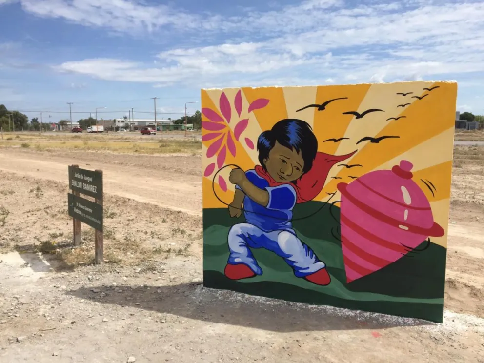Mural en memoria de Shalom Ramirez Recibidos
