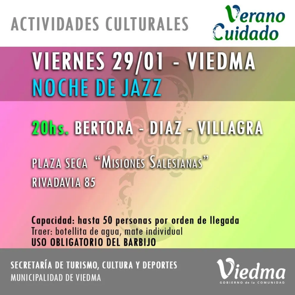 Viernes de jazz en la plaza seca Misiones Salesianas