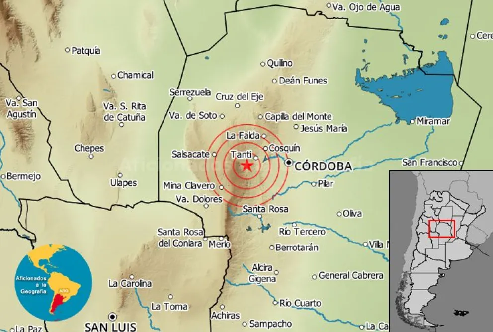 Fuerte temblor sacudió Córdoba: "fue como si te viniese un tren adentro de tu casa”