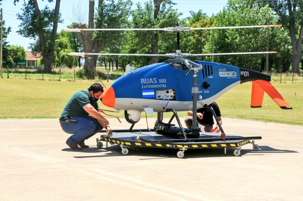 Invap desarrolló helicóptero-dron que sirve para múltiples propósitos