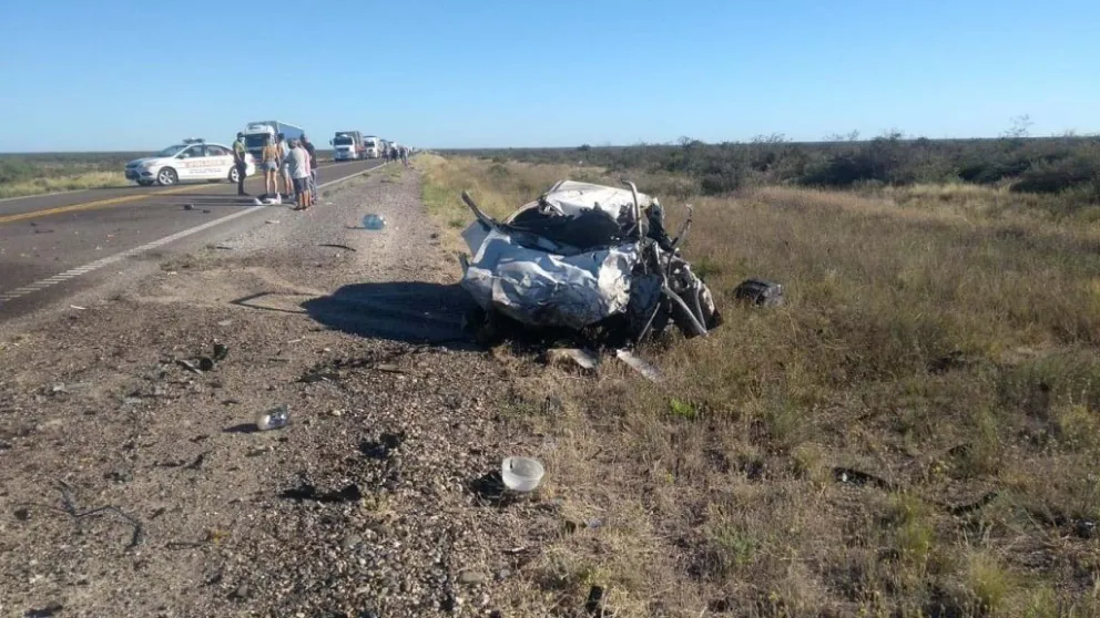 Perdió la vida cuando viajaba con su hijo desde Las Grutas a Río Colorado