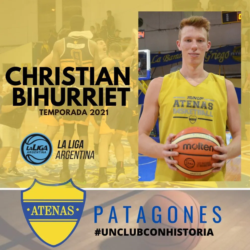 Christian Bihurriet, la nueva incorporación de Atenas