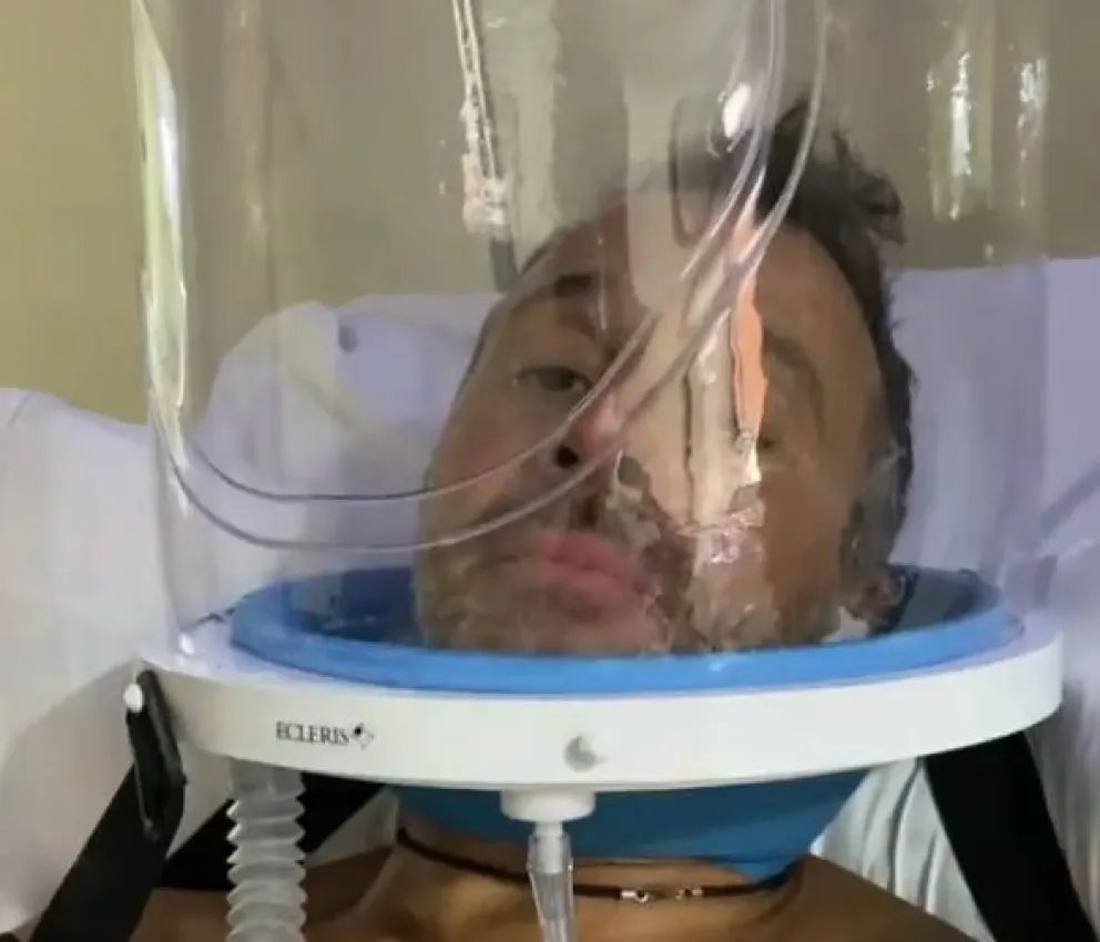 El video de Lapegue desde terapia intensiva: “Voy a volver a ser el de antes”