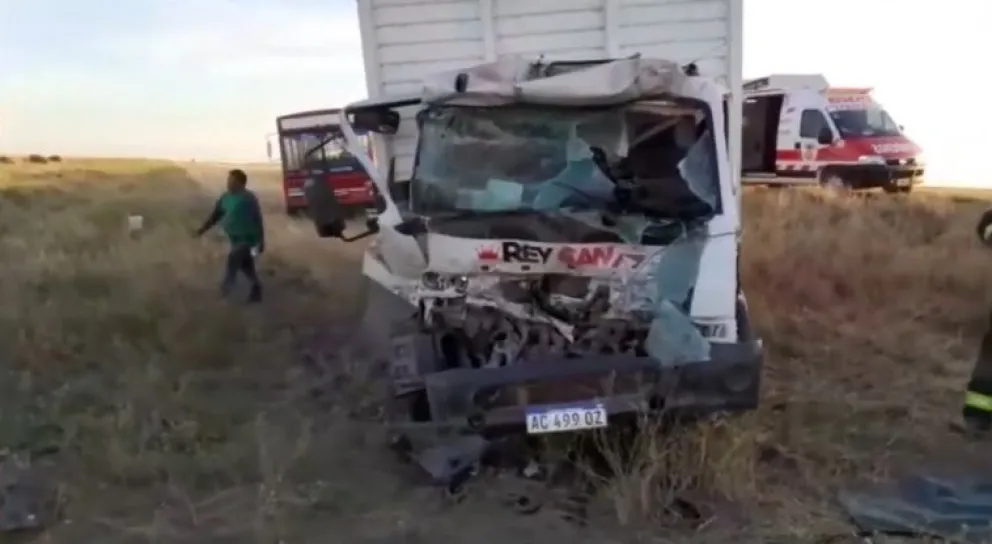 Un camionero herido cerca de La Querencia