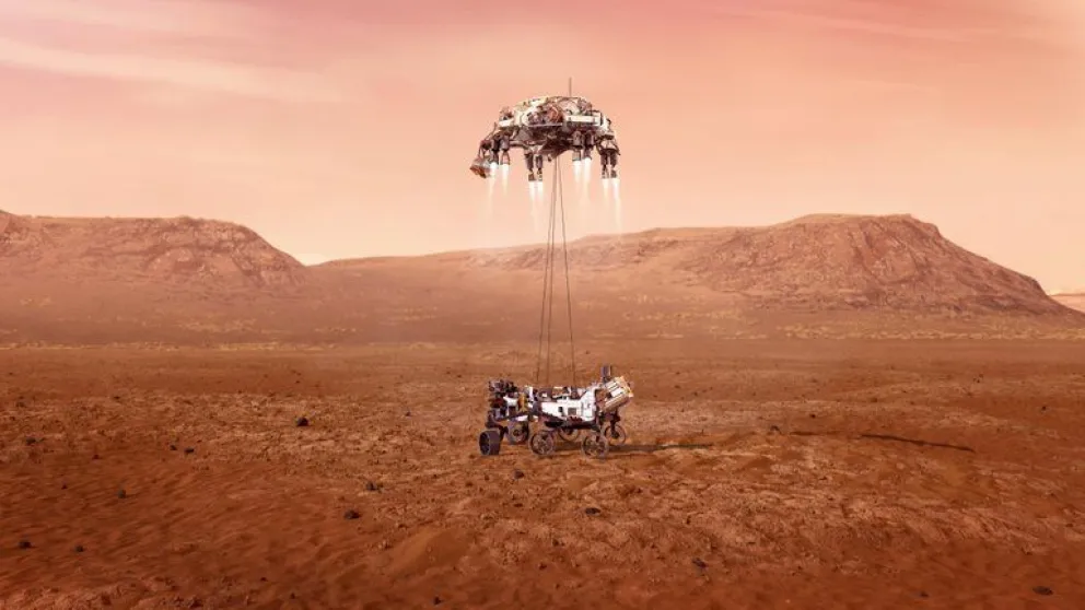 El Perseverance de la NASA aterrizó exitosamente en Marte