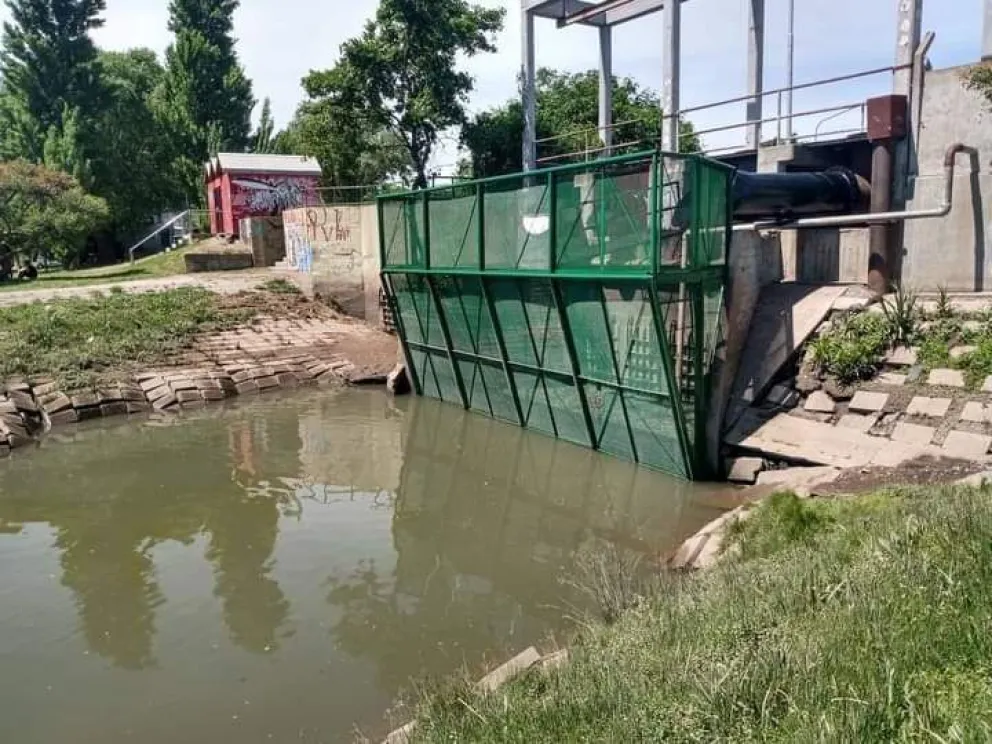 Se licitó el segundo canasto que filtrará los líquidos pluviales que lleguen al río