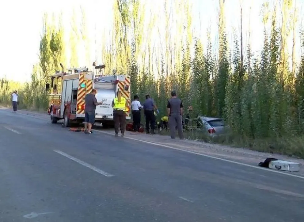 En fatal accidente, una mujer de 40 años de edad perdió la vida
