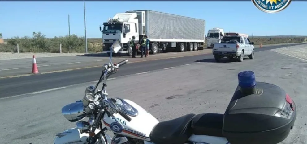 En operativo de control encuentran camión con pedido de secuestro
