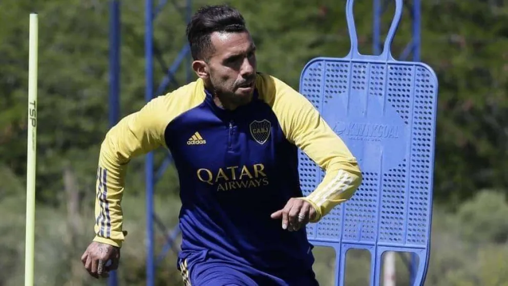 Carlos Tevez volvió a los entrenamientos en Boca tras nueve días de licencia