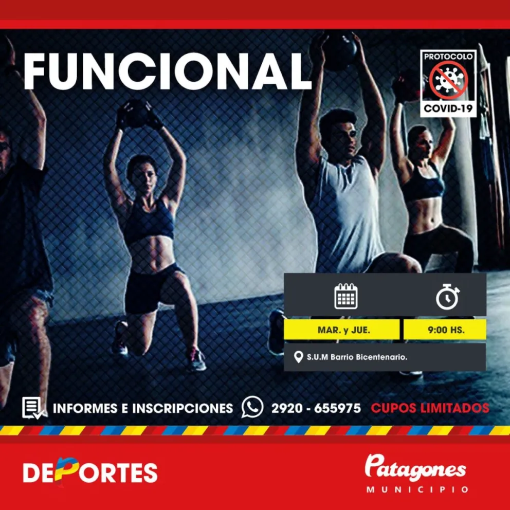 Inscripciones abiertas para funcional y stretching