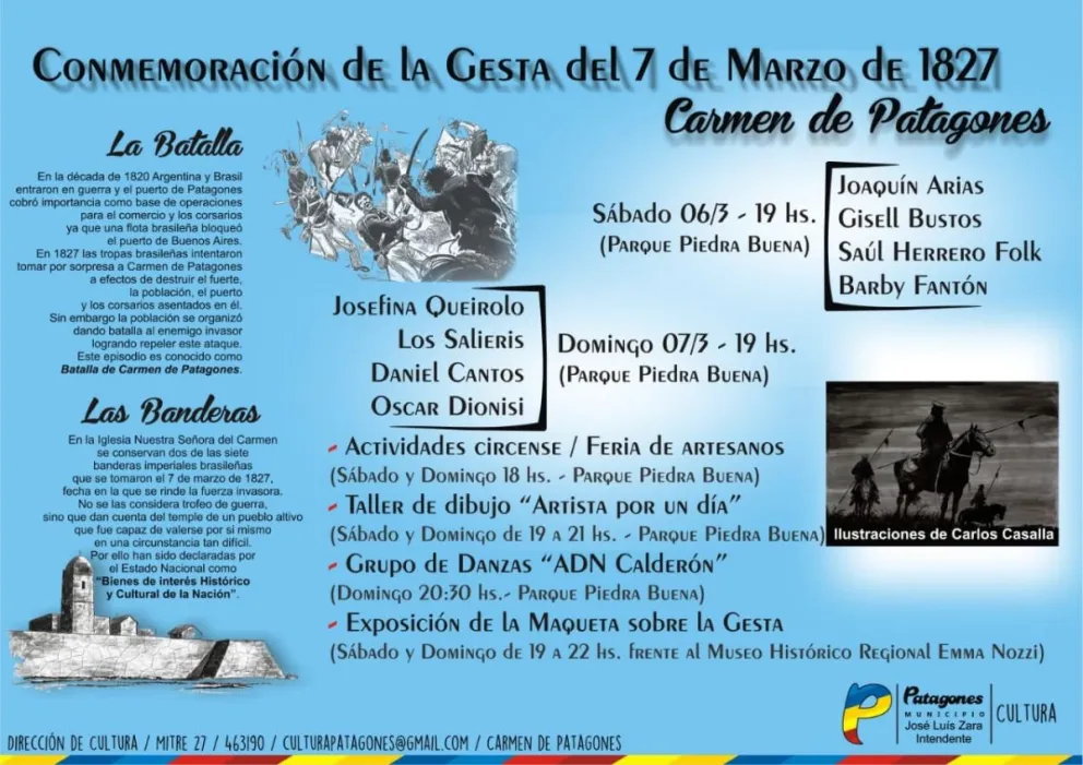 Diversas propuestas para la conmemoración de la Gesta del 7 de Marzo